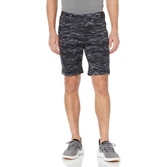 NWT Greg Norman MICROLUX CAMO Men's Size 30 SHORTS Play Dry CHINO Stretch UPF - Picture 1 of 11